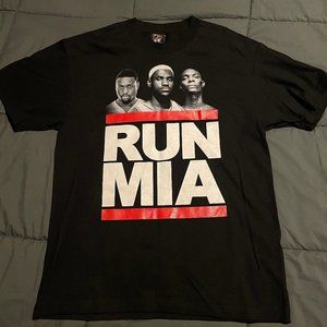 RUN MIA thefreshnes T Shirt Lebron Wade Bosh